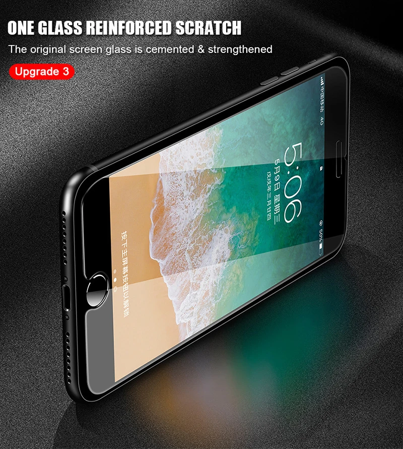 cell phone screen protector Full Cover Glass on the For iPhone 11 XR X XS Max Tempered Glass For iPhone 7 8 Plus 13 12 Pro Mini 11 Pro MAX Screen Protector mobile phone screen protector