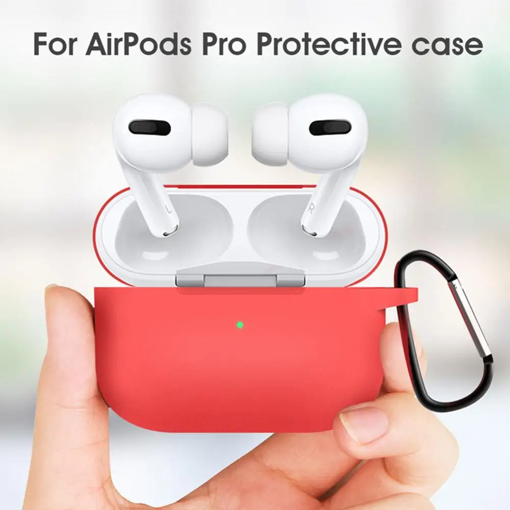 Силиконовый чехол Защитный для Apple Airpods pro TWS blutooth наушники мягкий Air pods защитный s