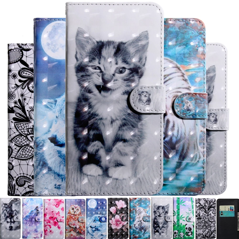 Кожаный чехол книжка для Huawei P20/P30/P40 Lite Pro Honor 9A 20 10 7A 7C 8X 8A 7X|Чехлы-портмоне| |