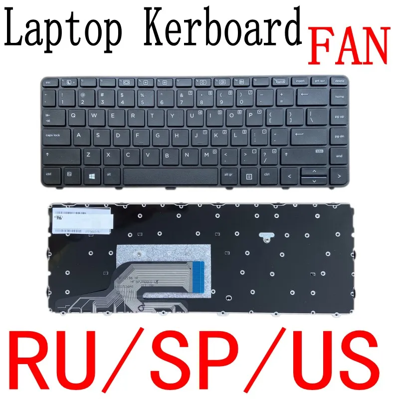 

Backlit US Keyboard For HP Probook 430 G3 440 G3 430 G4 440 G4 640 G2 645 G2 English Black With Backlight us