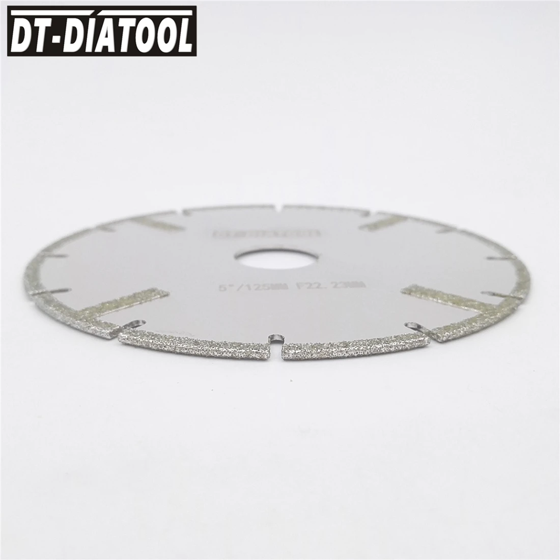 DT-DIATOOL 1 шт. 5 дюймов/125 мм Гальваническое алмазное лезвие для пилы отверстие 22 23 обе