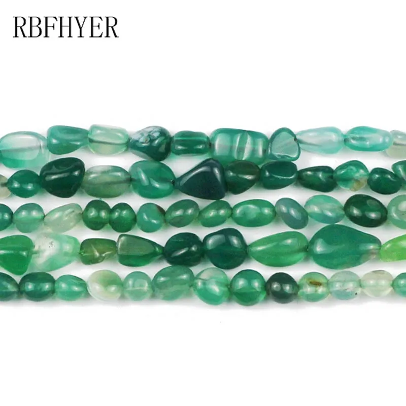 

Зеленый Сердолик неправильный природный гравий бусины 5 мм ~ 7 мм Шарм разделитель бусины DIY браслет ожерелье для изготовления ювелирных изделий оптом
