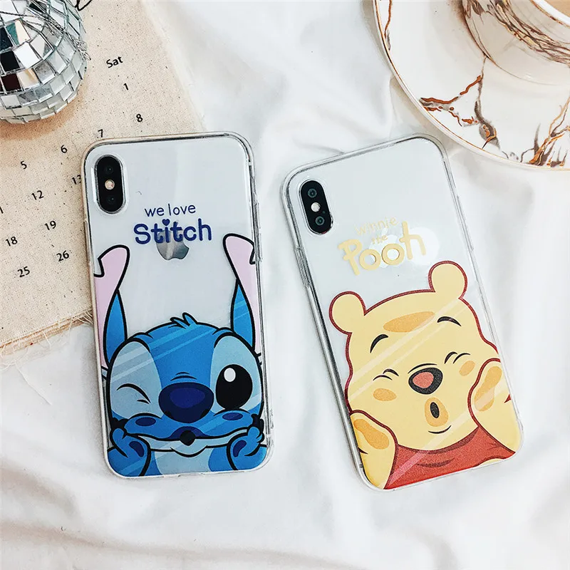 Милый чехол с рисунком Микки для iPhone 6, 6s, 7, 8 Plus, мягкий силиконовый чехол для телефона, чехол для iPhone 11 Pro, X, XR, Xs Max, чехол