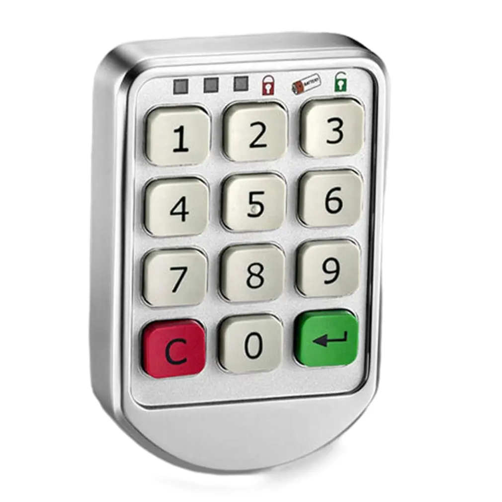 

T6 ABS Plastic/Zinc Alloy Type Password Unlocking Independent/open Smart Lock Cabinet Wardrobe Shoe Mailbox Door Smart Lock