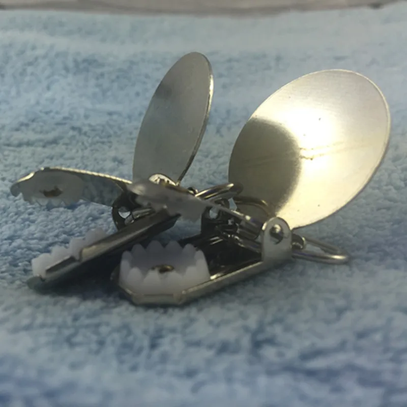 Застежки-клипсы детские серебристые металлические 100 шт./лот 2 0 см | Дом и сад