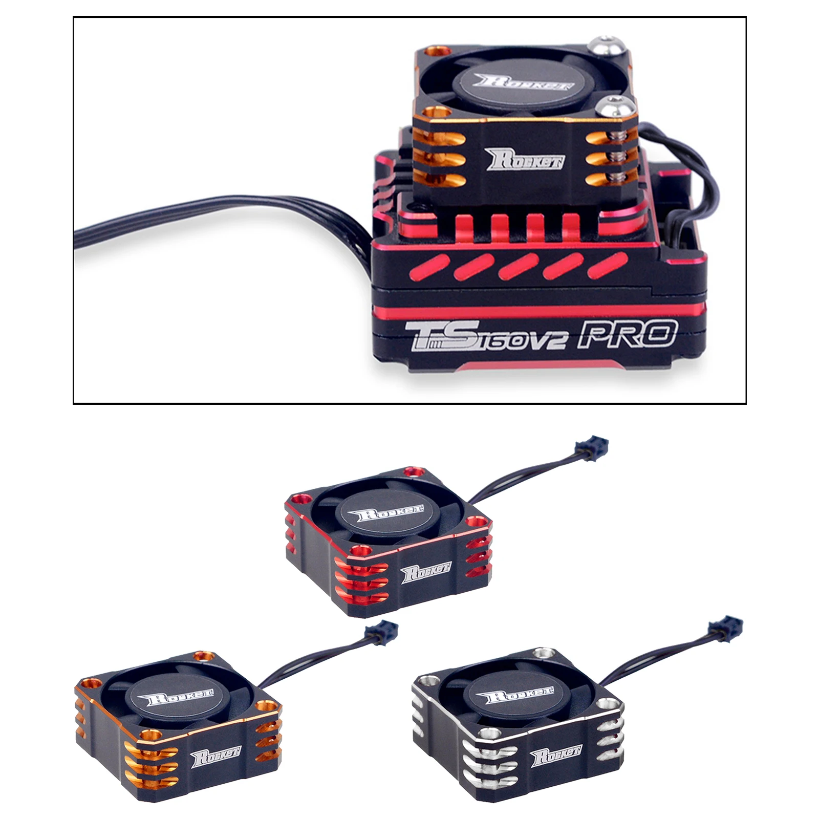 

Mini Aluminum RC Motor Cooling Fan Heat Dissipation 32000RPM RC Car Accs ESC