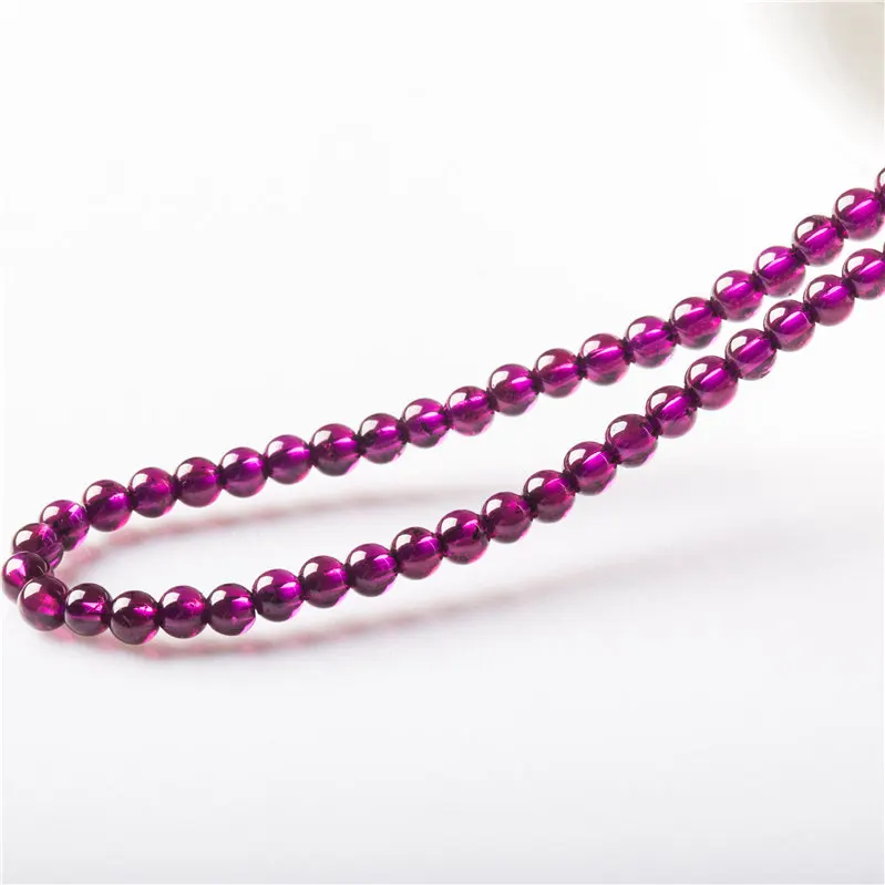 

Natural Garnet Bracelet Indian Purple Tooth Black Hand String Multi-circle Multi-layer Bead DIY Handmade Jewelry