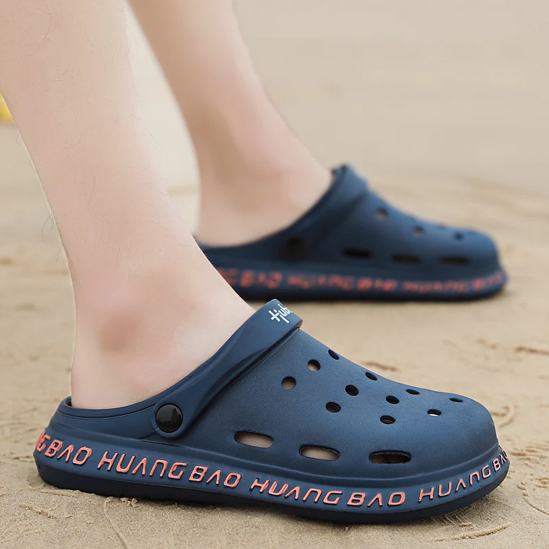 Сандалии унисекс из ЭВА легкие тапочки на платформе для сада и пляжа без застежки