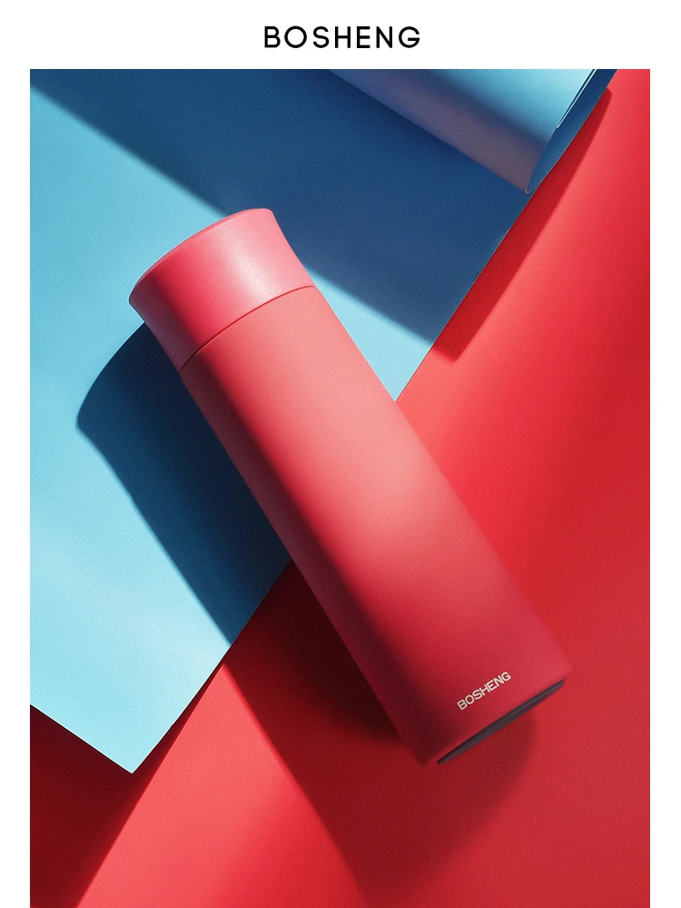 Термос из нержавеющей стали Вакуумная бутылка для чая и воды простая современная