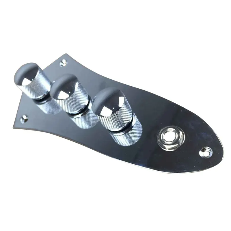 1 шт. 3 полосы активной искусственной кожи джаз бас контрольная пластина сборка