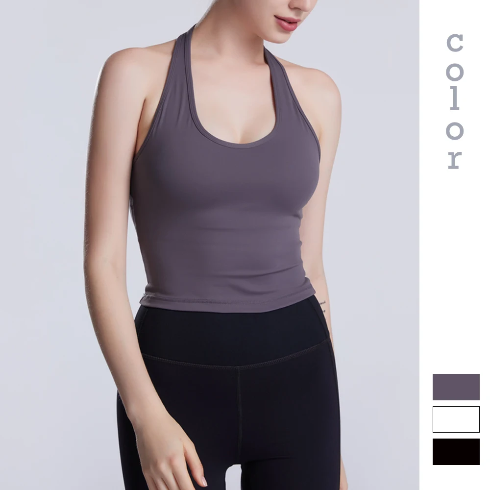 Топы Для Йоги Moonglade жилет для йоги Женская подвесная Шейная Красивая нагрудная