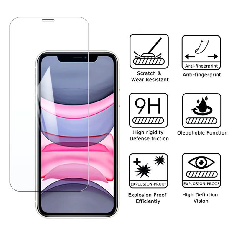Защитное стекло promax для iphone 11 pro max i phone 11pro pro11 11max proMax 3 шт. защита экрана из