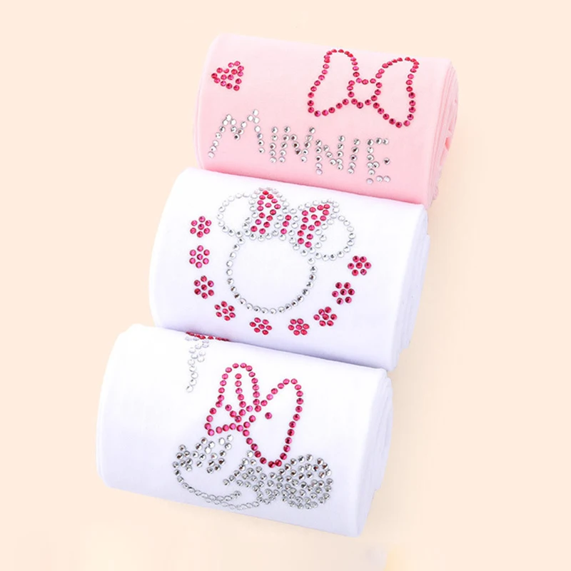 Детские колготки для девочек Disney милые бархатные белые чулки трико вечерние