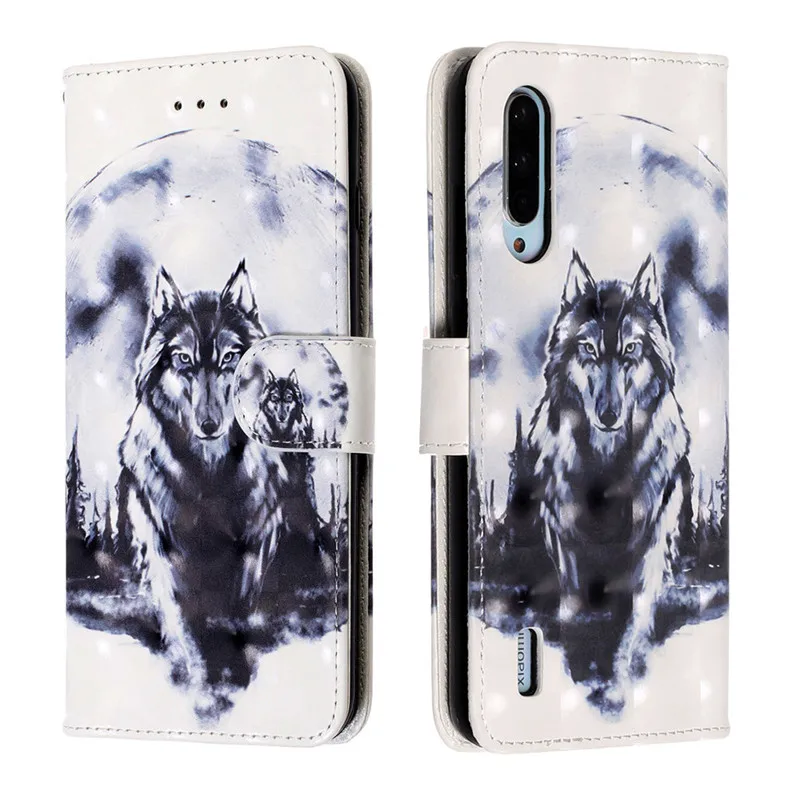 Pattern 16 Милый кожаный чехол с откидной крышкой для Xiaomi mi A3, чехол, роскошный Магнитный кошелек, чехол для карт, Fundas для mi A3 Lite, чехол, чехлы для телефонов - Цвет: Pattern 16