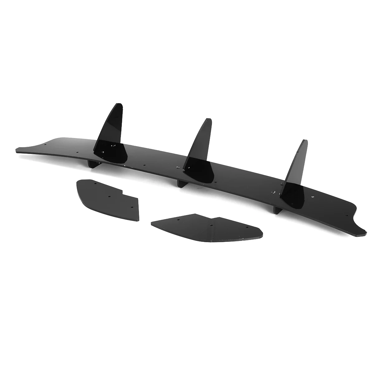 Автомобильный черный Задний бампер из АБС-пластика средство защиты багажника 3