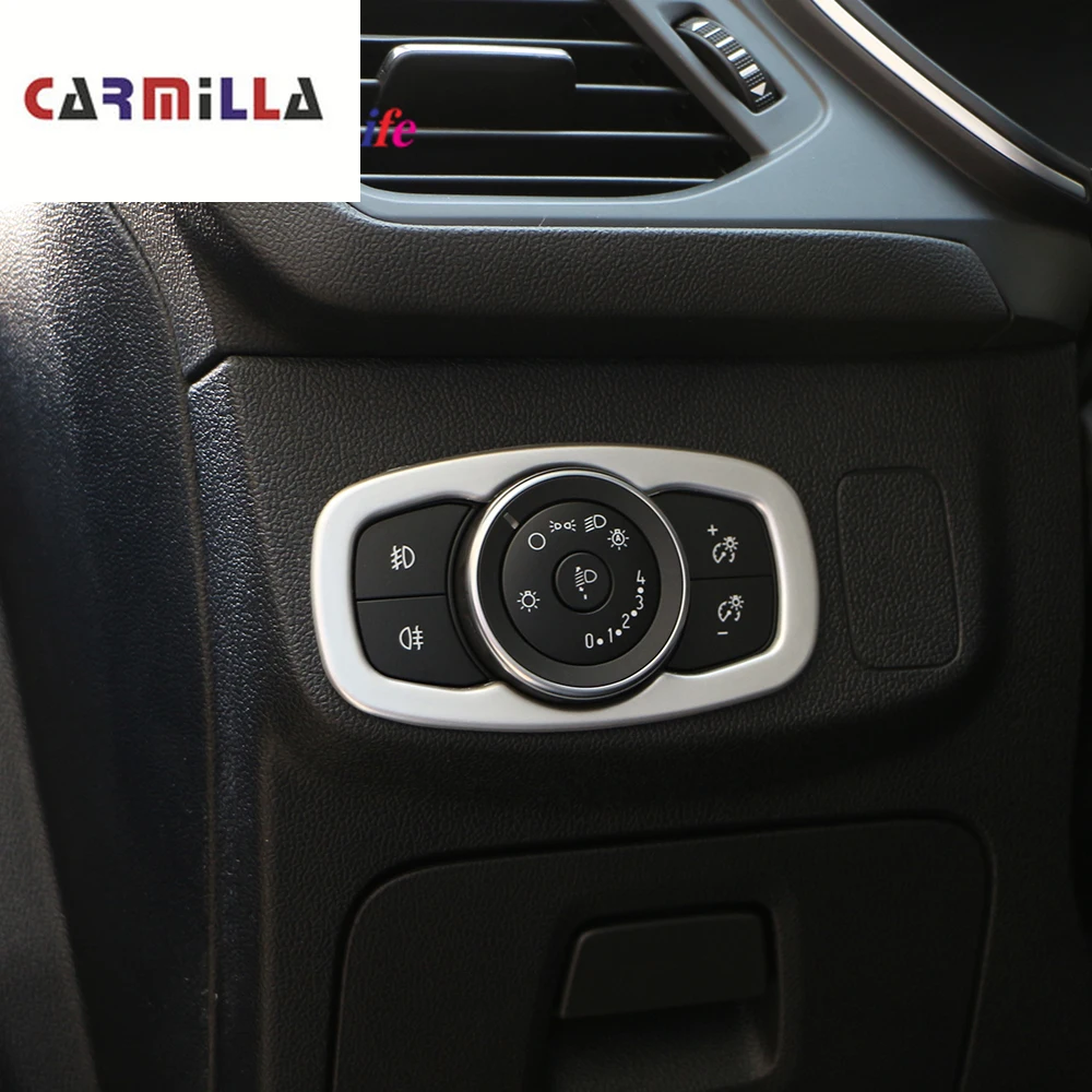 ABS автомобильный выключатель фар декоративный блестки крышка фары стикер