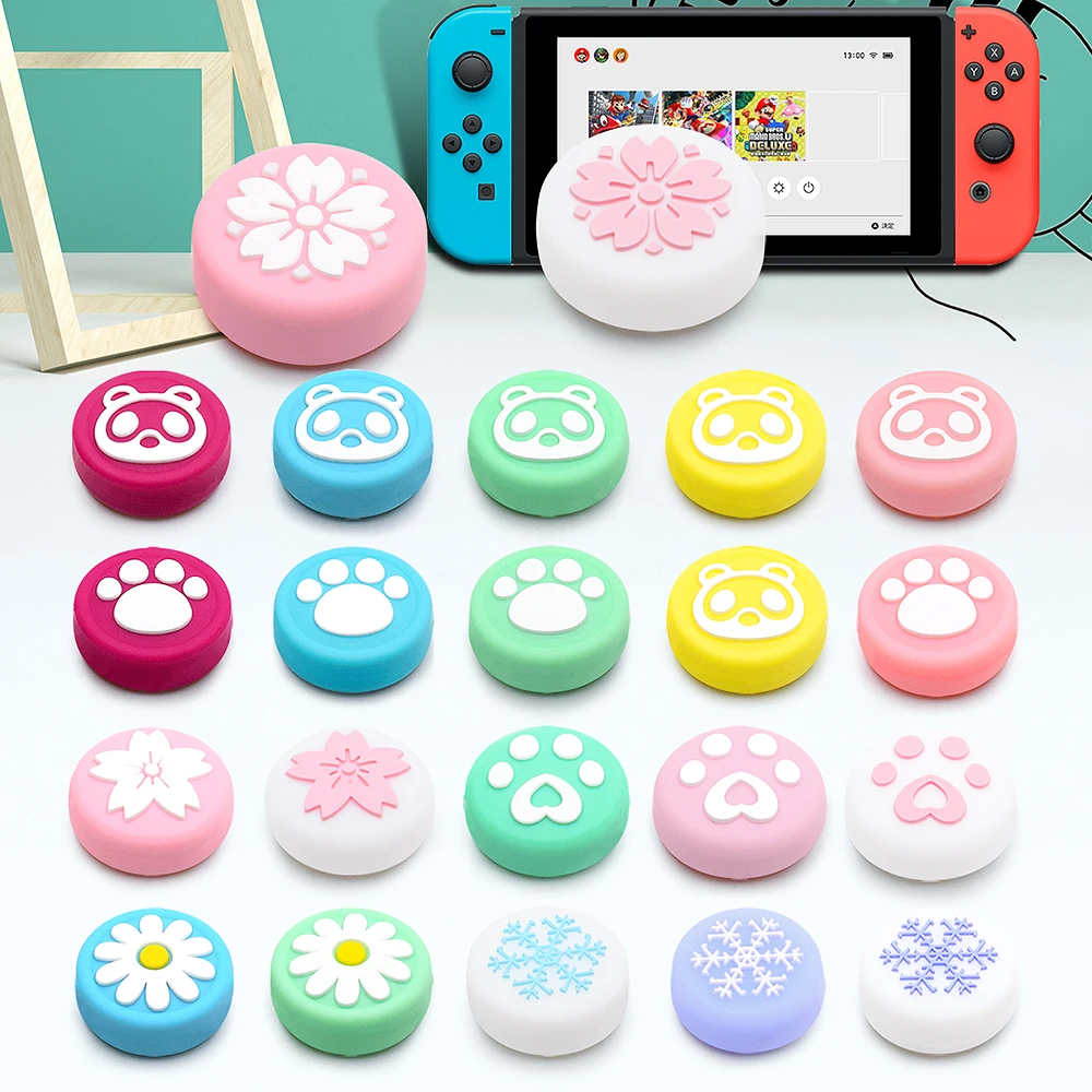 Милый медведь Nintendo switch Joy-Con фиксирующими проезд захваты для шапки Kawaii