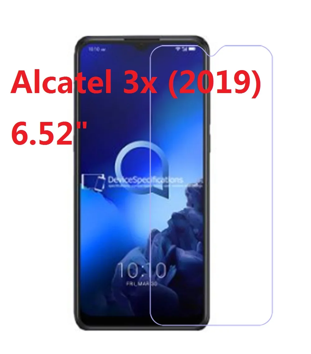 Закаленное Стекло для Alcatel Работает с любым оператором, 1 3 3X5 1X 1C 1S 1V 5033D 5059D 5009D 5009A Alcatel1X Alcatel1C Alcatel1 защитная пленка