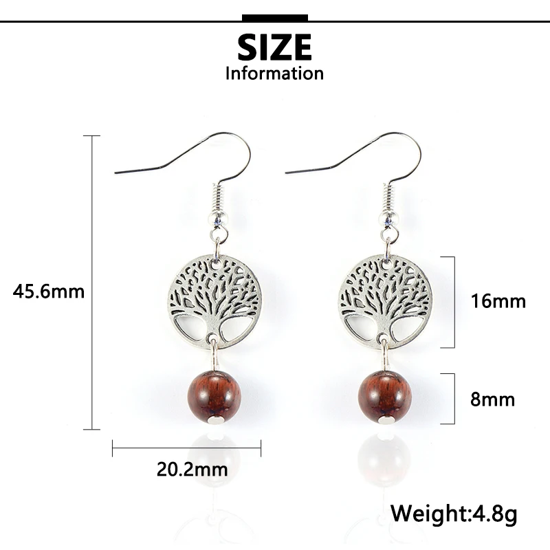 Женские серьги из натурального камня с кристаллами тигровый глаз индийский