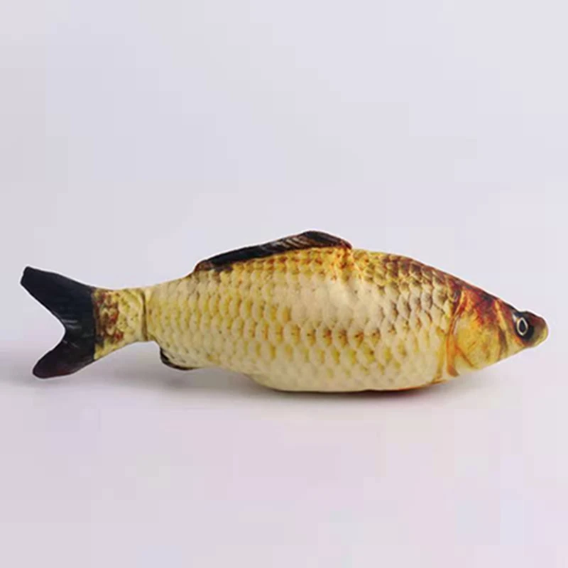 Игрушка для кошек в форме рыбы жесткая игрушка С Кошачьей Мятой оригинальная