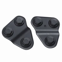 2pc for jeep wrangler jl jt 2018 2019 2020 2021 2022 willys front door screw protection cover trim screw decor sticker accessory