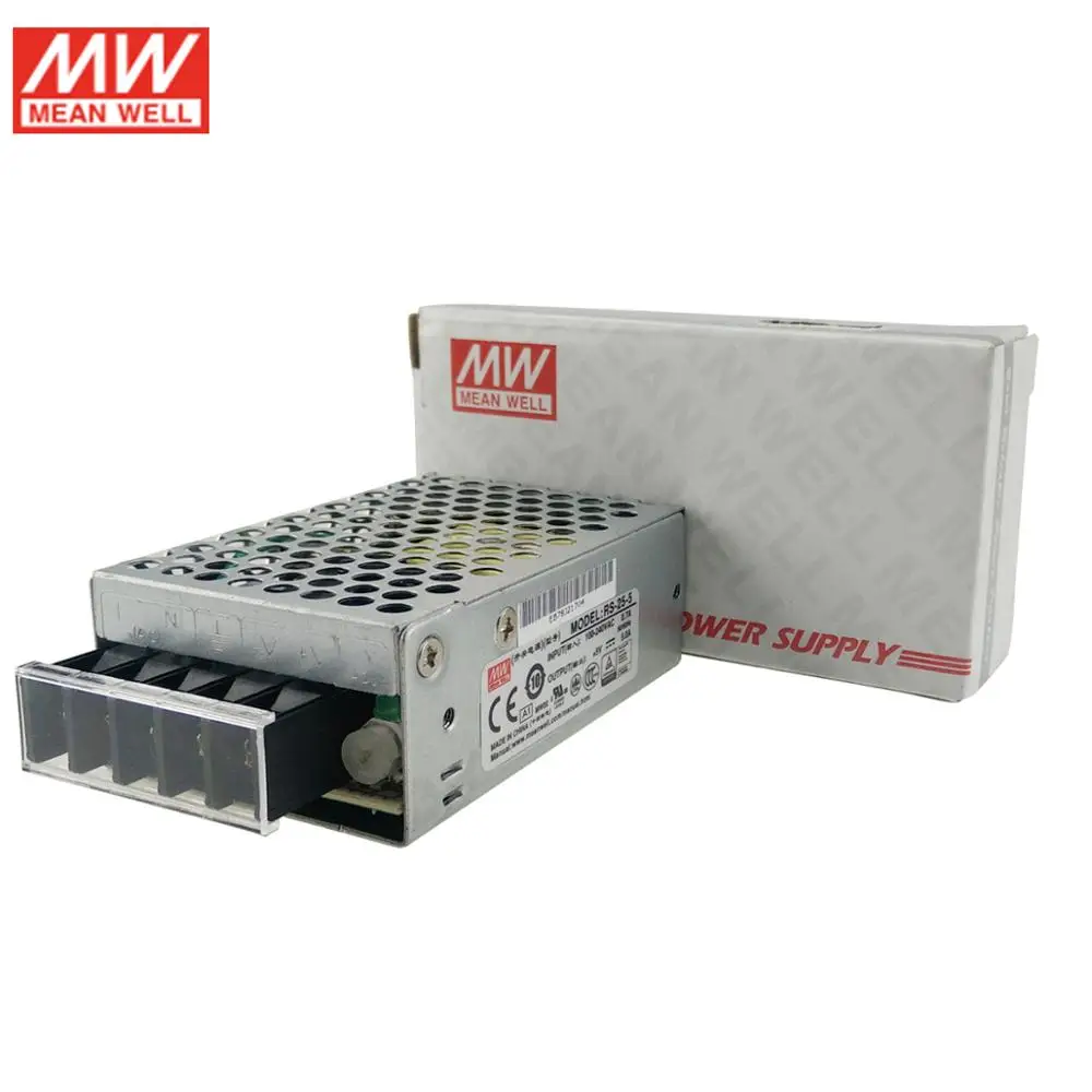 MEAN WELL RS 25 5 Вт в импульсный источник питания 110 В/220 В переменного тока до