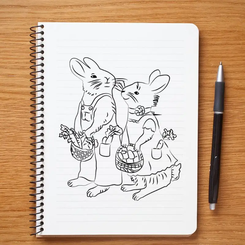 Кролик Силиконовый Прозрачный чехол печать штамп DIY Скрапбукинг рельефная