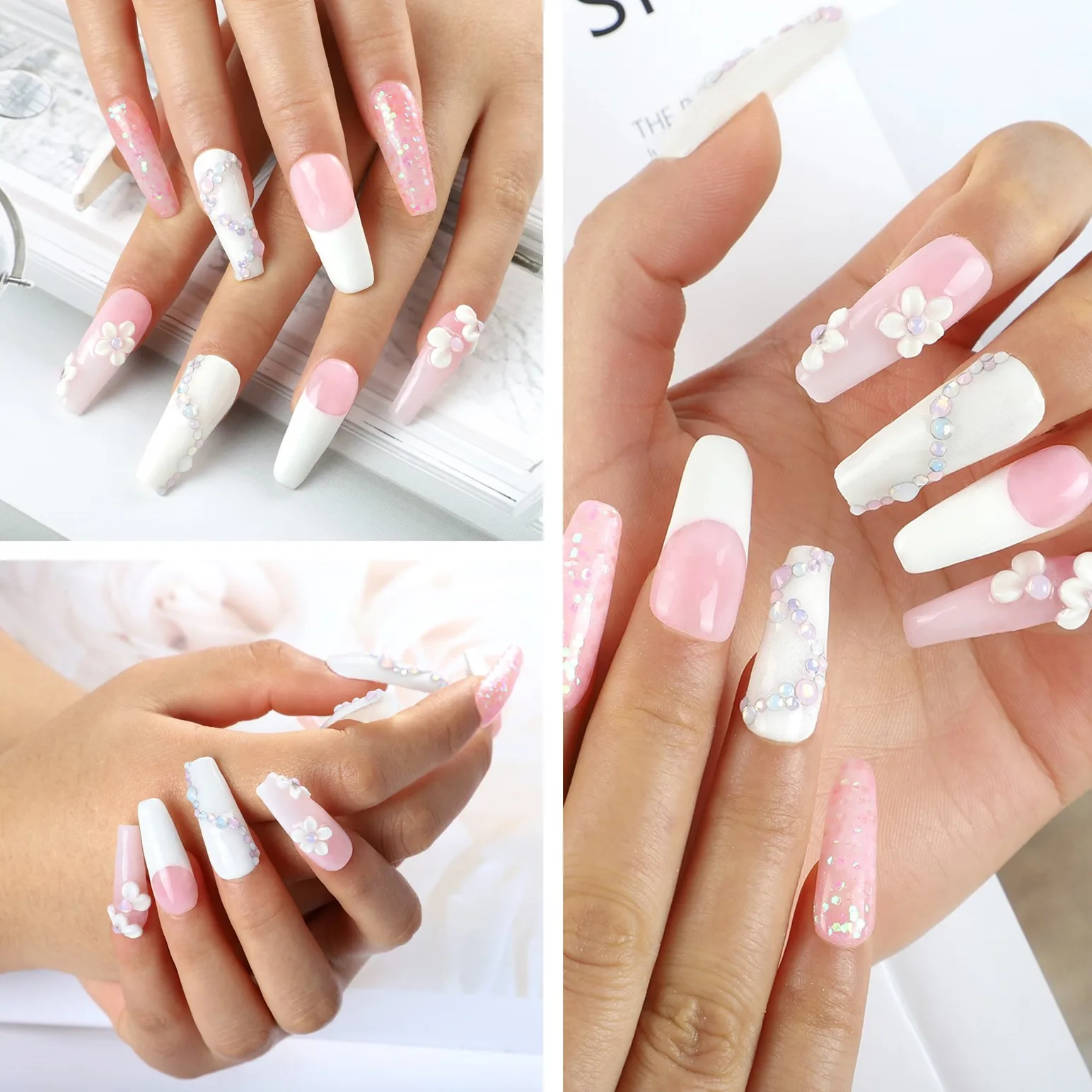 Набор для маникюра COSCELIA набор акриловой пудры украшения ногтей наборы