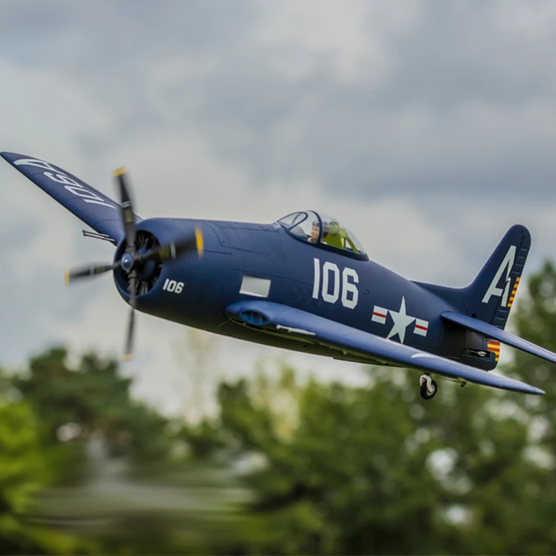 Радиоуправляемый самолет Flightline Freewing warbird 1 2 м F8F Bearcat PNP Без ESC комплект модель