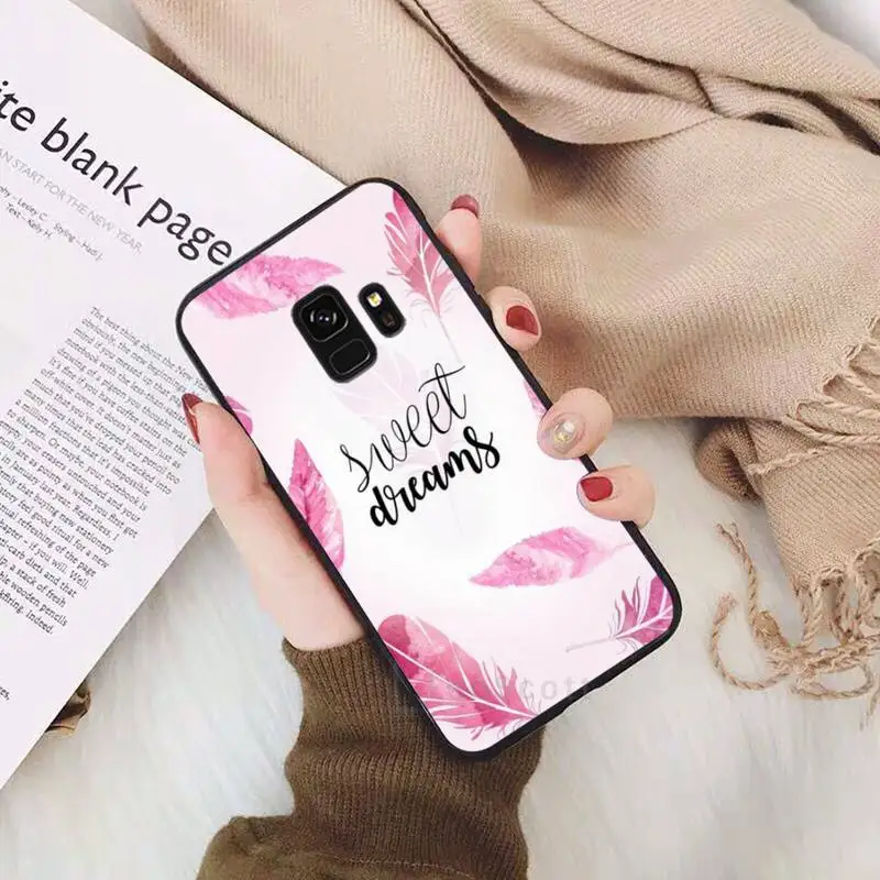

Tropical rainforest flamingos leaves Phone Case For Samsung Galaxy S5 S6 S7 S8 S9 S10 S10e S20 edge plus lite Cover Funda Shell