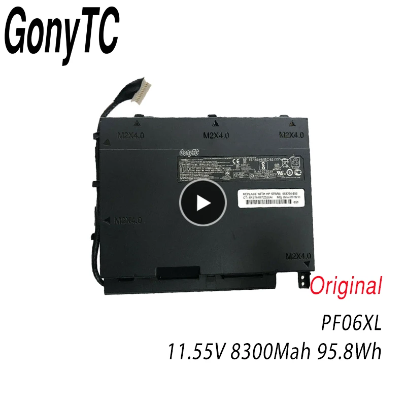 GONYTC PF06XL оригинальный Аккумулятор для ноутбука HP двумя способами женские 17 w110ng HSTNN