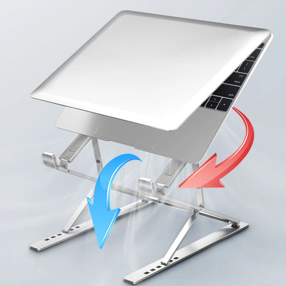 

Aluminium Alloy Portable Computers Support Foldable Notebook Laptop Stand Adjustable Computer Cooling Stand Riser Accessories