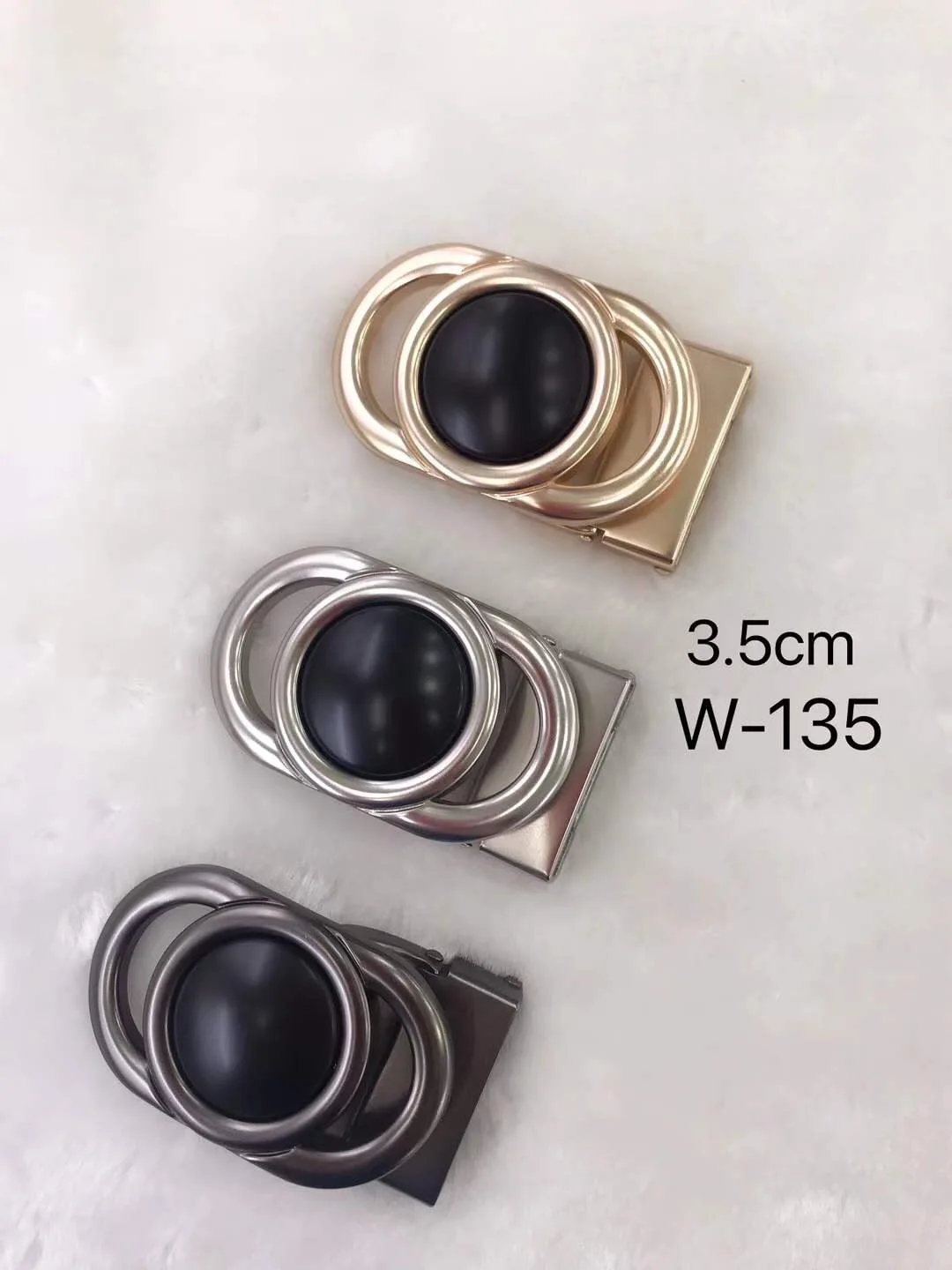 

Men's leather fashion luxury gold alloy automatic PU belt buckle men's belt buckle 3.5cm high end hardware accessories