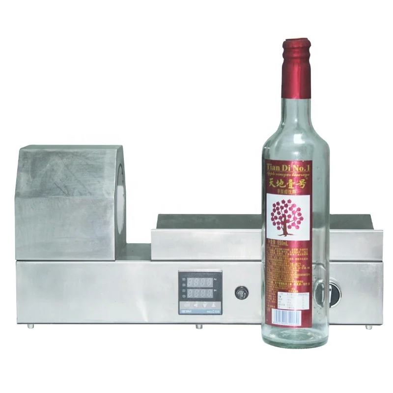 

YTK Bottles and Neck Thermostatic Thermal Heat Shrinker PVC Capsule Wine Bottle Sleeves Heat Shrinking Sealing Machine