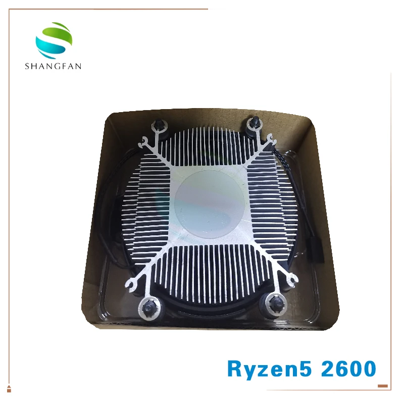 Процессор AMD Ryzen 5 2600 R5 2600 3,4 ГГц, шесть ядер, 12 ядер, 65 Вт, процессор процессора YD2600BBM6IAF с кулером, вентилятор охлаждения, разъем AM4