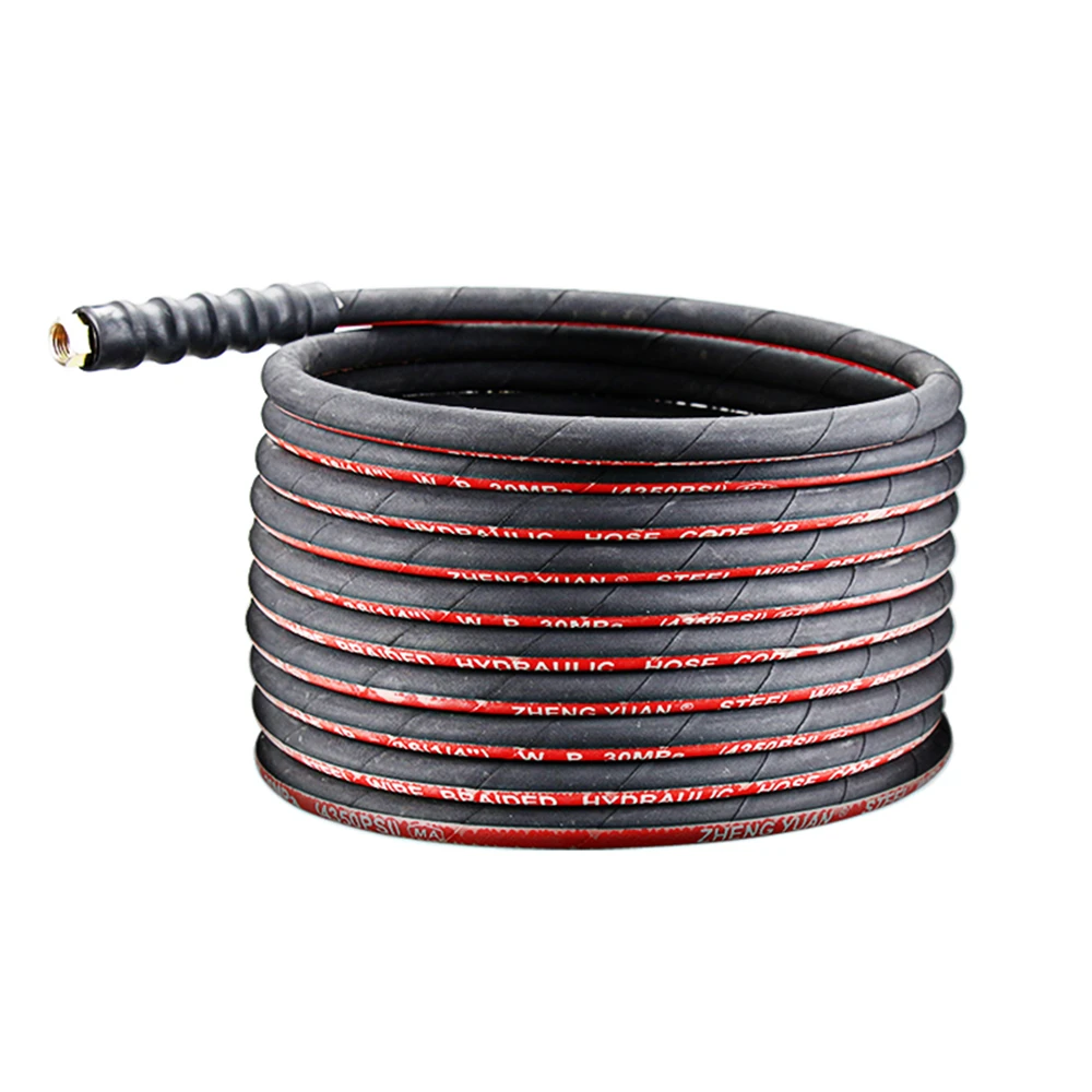 Pаспродажа Бытовая портативная моечная машина аксессуары высокого давления стальная проволочная труба M22 водопроводная труба