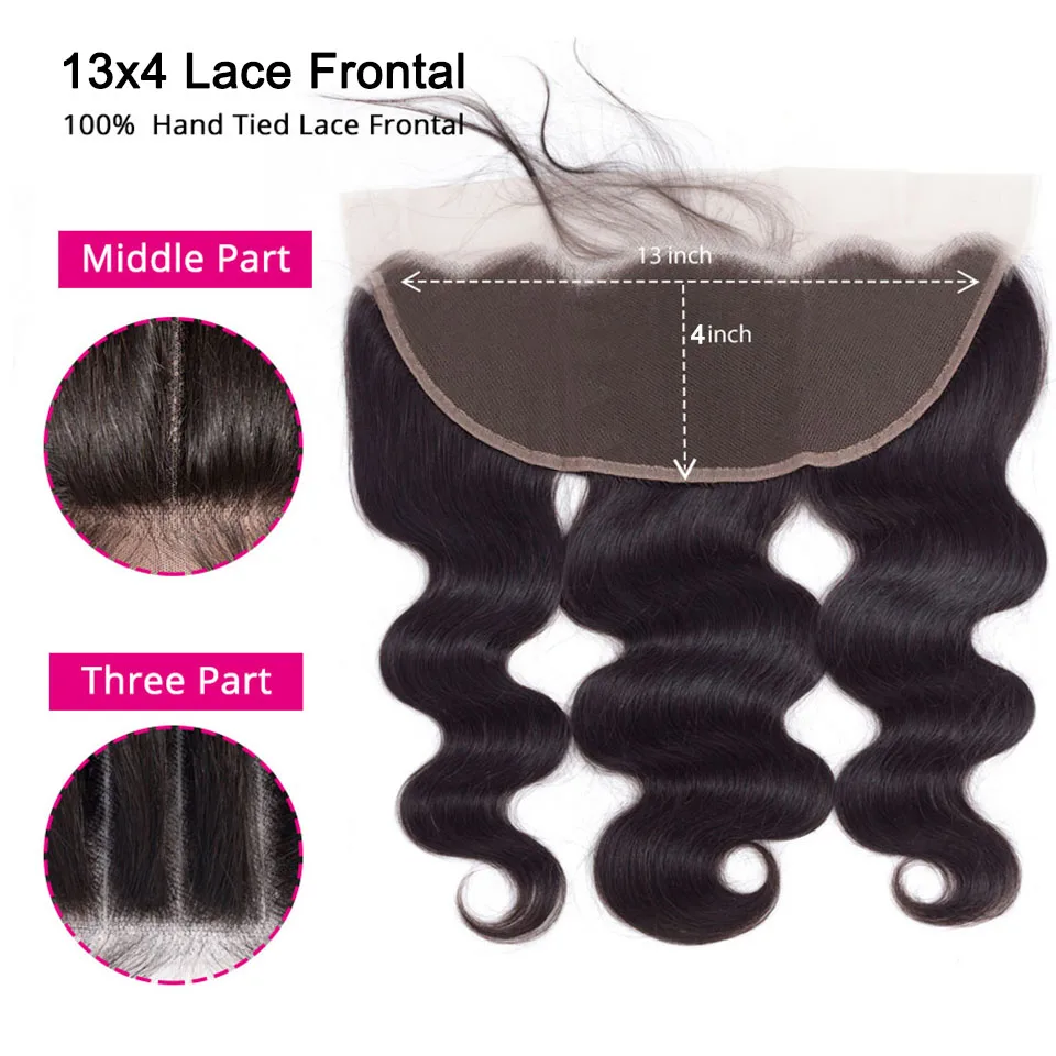 Пряди с фронтальной волной 13x4 фронтальная сетка пряди фронтальные бразильские