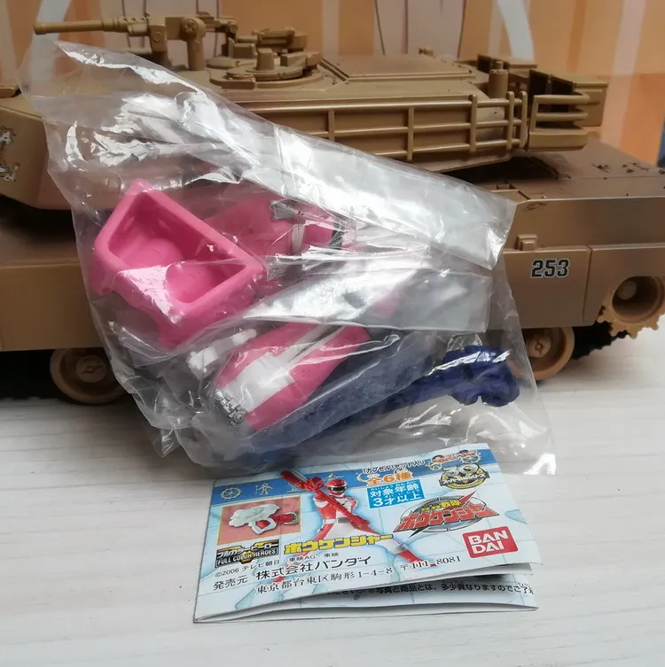 Оригинальная фигурка BANDAI модель Gogo Sentai Boukenger Gacha из принта декоративная игрушка |