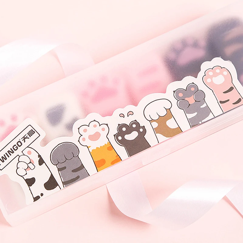 

6 PCS Cute Pink Cartoon Cat Claw Correction Tape Set for Writing Taking Notes Diary Planner Scrapbooking