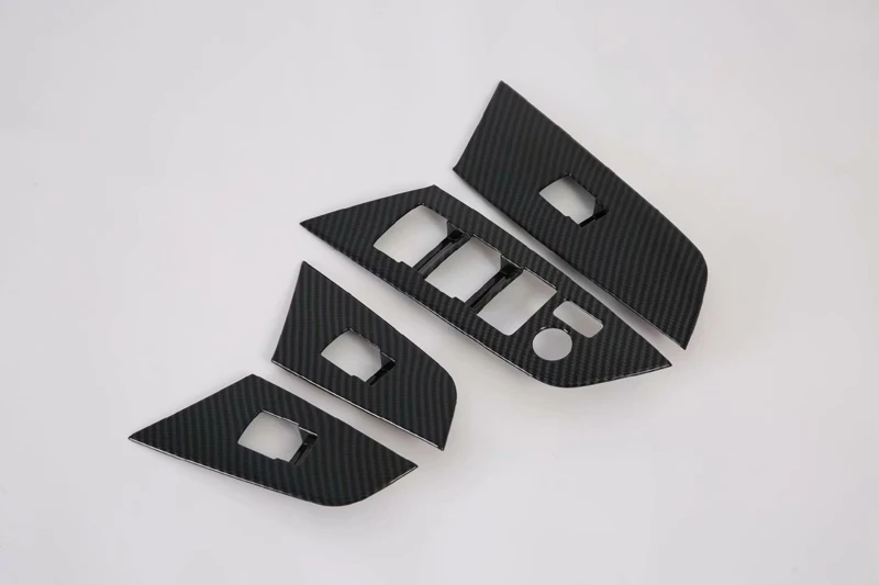 For Toyata Prius PHV XW50 2016-2020 Car Accessories Carbon Fiber Style Door Window Armrest Cover Switch Panel Trim | Автомобили и