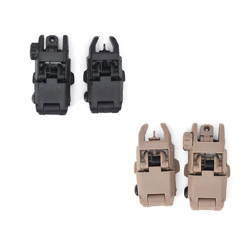20MM Rail Gen1 Tactical Folding Front &amp Rear Set Flip Up Backup Sights BUIS | Спорт и развлечения