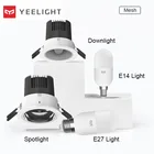 Оригинальный умный светильник Xiaomi Mijia Yeelight, умный прожектор, лампа Е14 E27, работает со шлюзом Yeelight, для приложения Mi Home