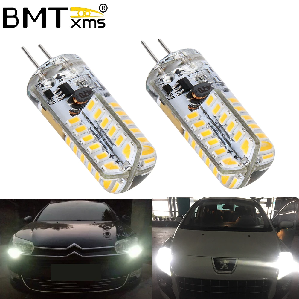 Дневные ходовые огни BMTxms 2 шт. Canbus для Peugeot 3008 5008 Citroen C5 HP24W G4 светодиодный ные