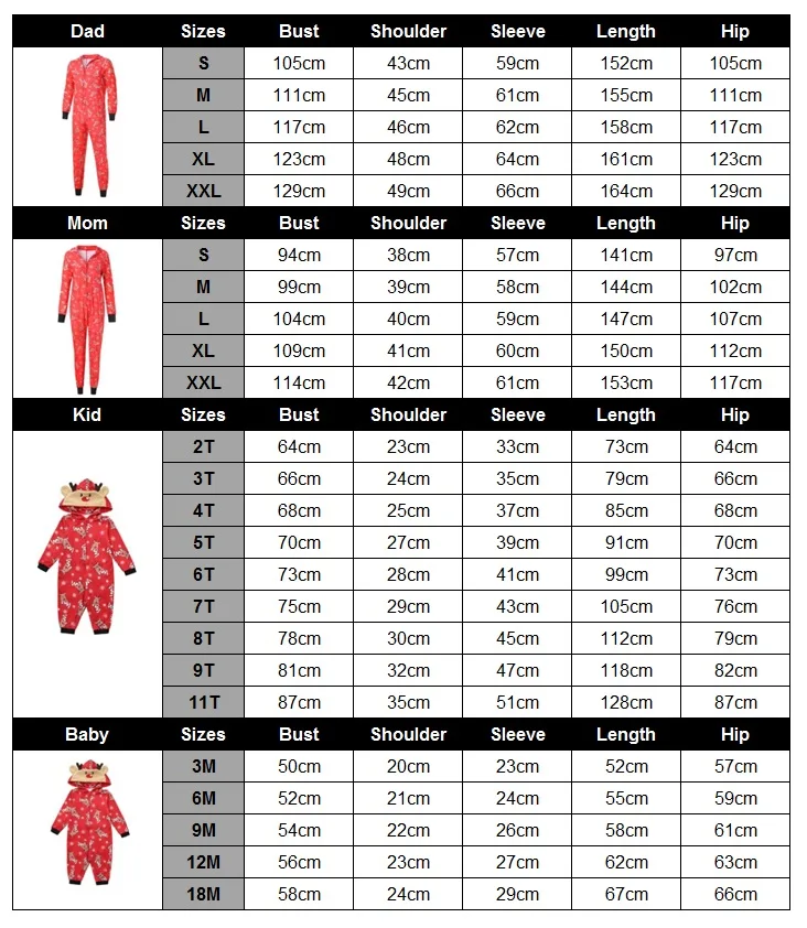 

Onesies Christmas Family Matching Outfits Deer Pajamas Xmas Mommy and Me Pj's Clothes One-Piece Father Mother Kid Baby Sleepwear