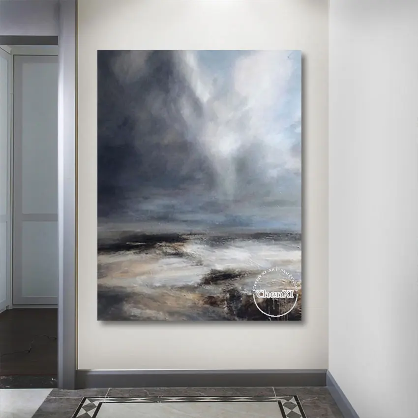 

2022 новая художественная концепция абстрактная картина маслом на холсте в гостиной современное искусство на стену для спальной комнаты декоративная Безрамная