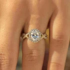 Женское кольцо с кристаллами, перекрученное, с кристаллами