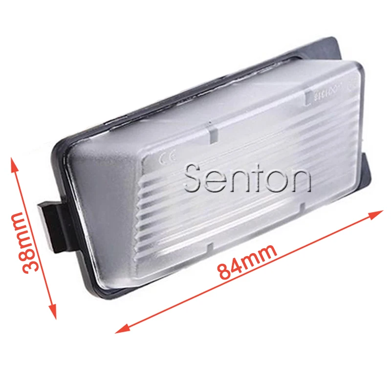 1 пара Автомобильный светодиодный номерной знак светильник дневные ходовые огни