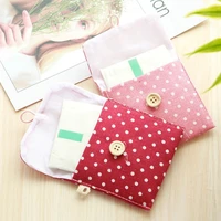 mini waterproof sanitary towel napkin holder organizer portable card holder coin purse cosmetics headphone case storage pouch