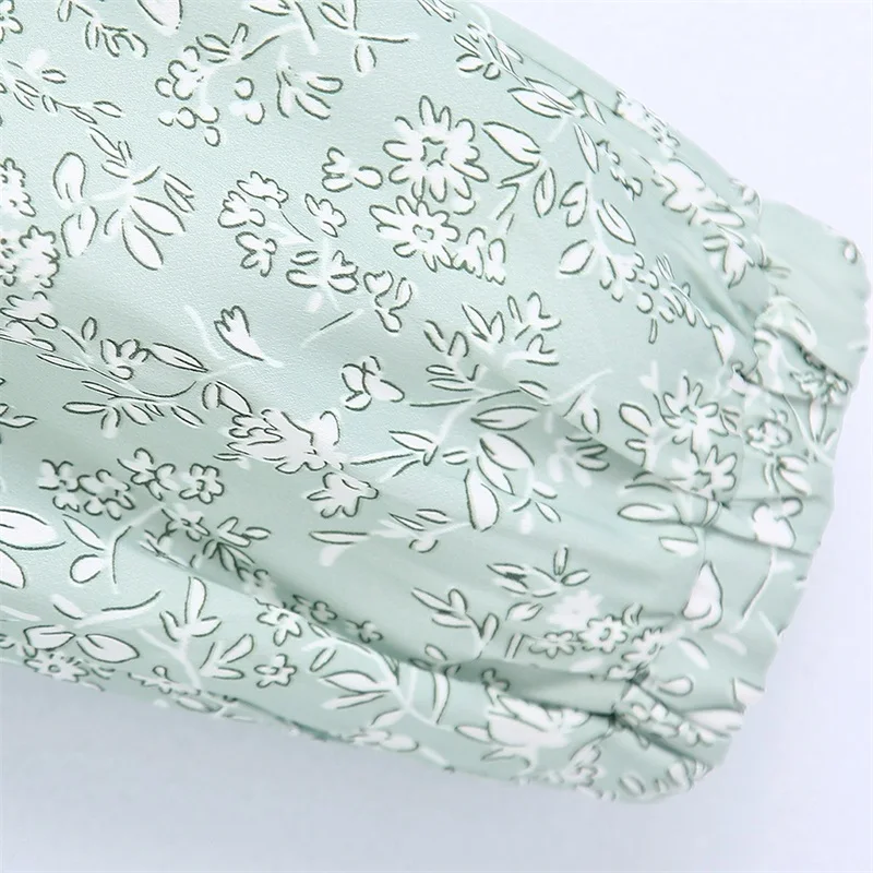 

MESTTRAF Women 2021 Fashion Floral Print Jogging Pants Vintage High Elastic Waist Drawstring Female Trousers