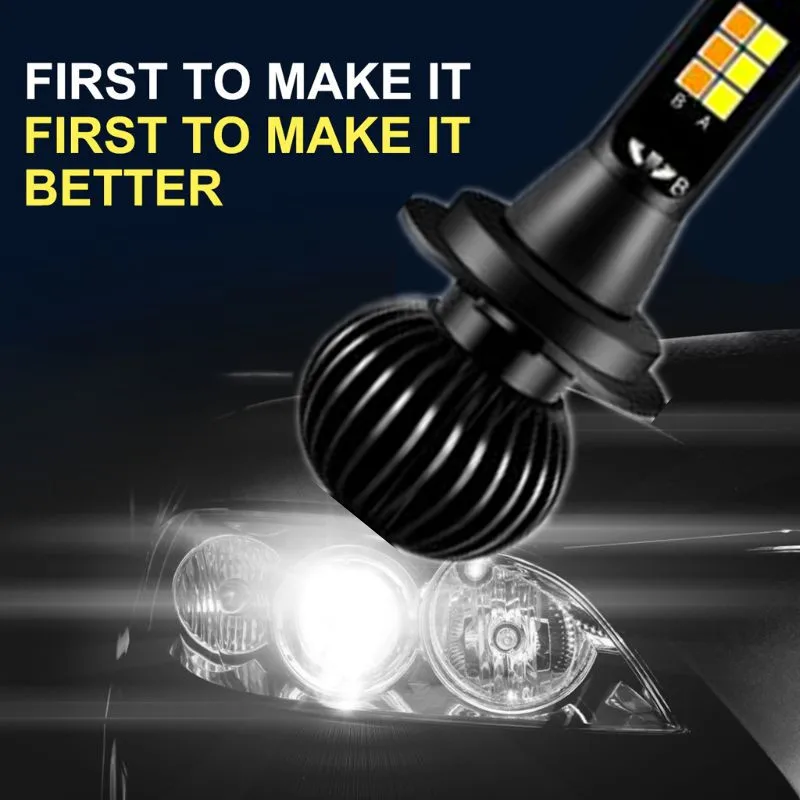 

Car Front Fog Universal Night Line LED Light High Glare Power Lamps Night Driving Waterproof Anti-Fog Auto Accessories 1Pc